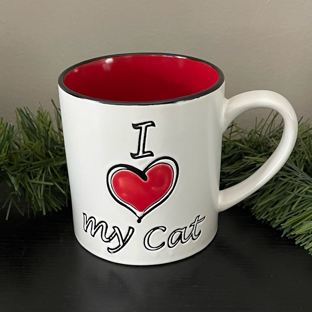coffee mug - I Love My Cat